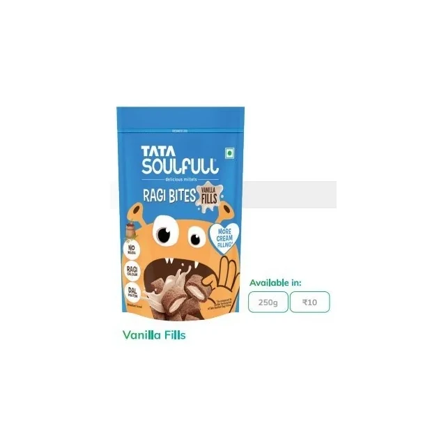 Tata Soulfull Ragi Bites Fills Vanilla (250 g)